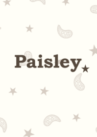 Paisley pattern[White]