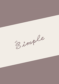 Simple Lines J-灰紅色(br2)