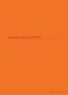 simple line 0.5 orange