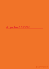 simple line 0.5 orange