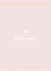 simple Pink Beige star