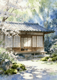 Garden Tea House Morning