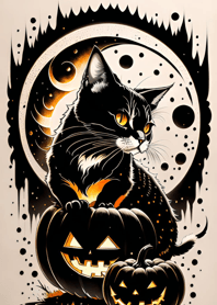 halloween cat b15B7b