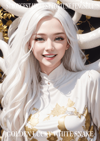 Golden White Snake of Luck 39