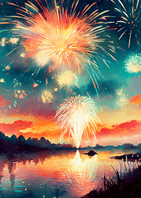 Beautiful Fireworks Theme#268