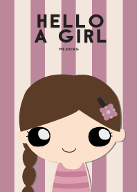 Hello a girl