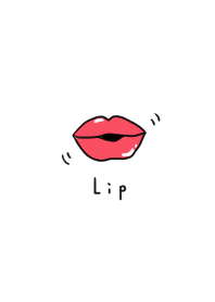 lips. Coral pink.