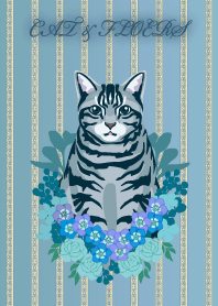 CAT & FLOWERS