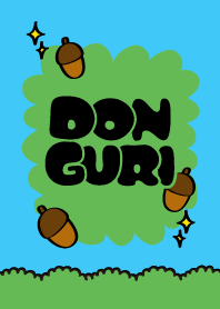 The blue sky and acorn ( DONGURI )
