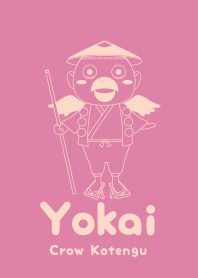 Yokai Crow Kotengu Rota Pink