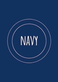 Beige & navy / line circle