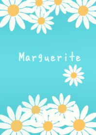 Marguerite Turquoise blue