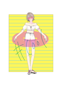 夏のお嬢さん。#cool