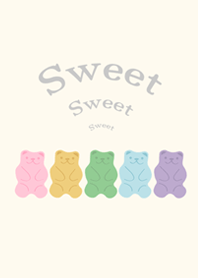 幸せな小熊のゼリーのゼリー菓子