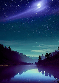 Beautiful starry night view#1775