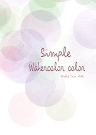 Simple watercolor color01