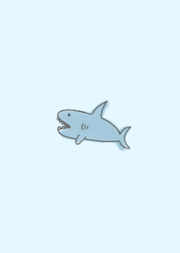 simple cute shark