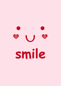 Minimalistic pink smile