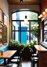 Cozy Coffee shop e98E69