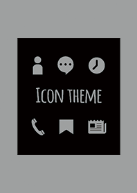 ブラック&グレー 2 / アイコン