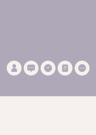 シンプル（beige purple))V.199