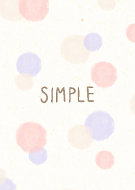 Watercolor dot Pink Purple from Japan