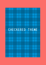 BLUE CHECKERED THEMEj-VERMILION