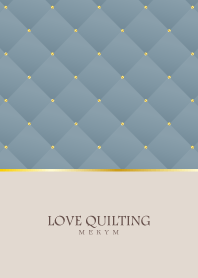 LOVE QUILTING -dusky blue green- 2