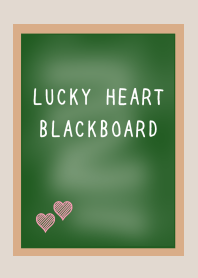 LUCKY HEART BLACKBOARDj-BEIGE
