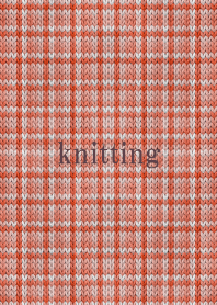 Checked knitting 13