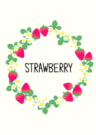 Strawberry -off white-