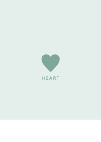 Simple Heart//Dull Color&White/Bl Gr 06