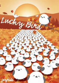 Parade of Long-tailed Tit autumn