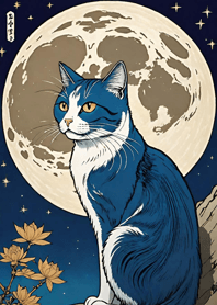 Cat under the Moon 90eDC2