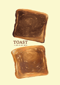 Toast 1.30-2.30 min