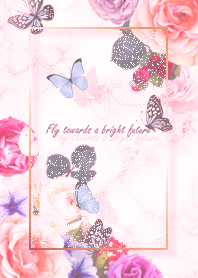 Flower, Butterfly and Marble2 pink11_2