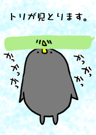 トリが見とります。