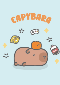 Plump Capybara lazy 2024 LET'S DRAW