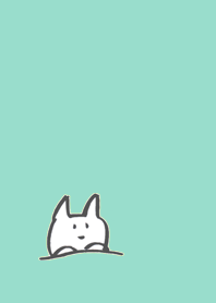 Cat mint green color version j by Rororo