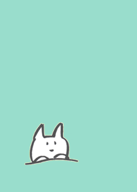 ふでがきねこのゆるい着せかえ ミント