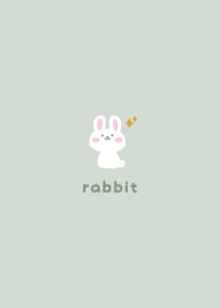 Rabbits2 Glitter - green