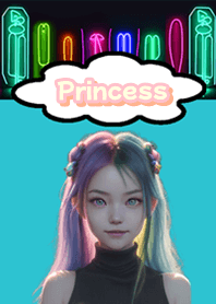 Princess Colorful Neon G06