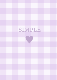 SIMPLE HEART CHECK/ PURPLE