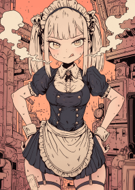 Steampunk little maid 7