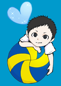 Boy in Volleyball club 02