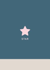 Lucky Star / Beige&Pink / Antique Blue