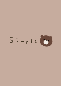 This is simple. Bear.