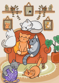 Cats in the Sofa