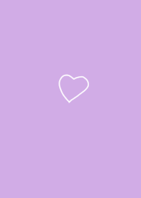purple. Loose heart