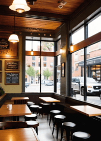 Cozy Coffee shop a2B1FF